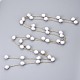 Cadenas de perlas de imitación de plástico abs hechas a mano CHC-T012-27LG-3