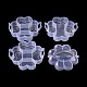 3 strati totale di 14 scomparti a forma di fiore di plastica contenitori tallone CON-L001-06-4