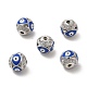 Perles de zircone cubique micro pave en Laiton KK-E068-VB152-1-2