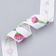 Single Face Printed Polyester Grosgrain Ribbons SRIB-N002-D01-3