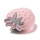 Strawberry Food Grade Eco-Friendly Silicone Focal Beads SIL-K003-01B-2