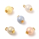 Pendentifs de perles acryliques en alliage PALLOY-JF00481-1