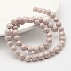Perlas de concha redonda perlas esmeriladas hebras BSHE-F013-06B-10mm-2