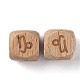 Natural Wood Constellation Beads WOOD-M002-10-3