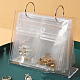 Album de rangement de bijoux en plastique transparent de 3 pouce PAAG-PW0007-03-1
