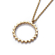 (Vente d'usine de fêtes de bijoux) 304 colliers pendentifs en acier inoxydable NJEW-E141-32-4