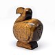 天然宝石3D芸術鳥のホーム画面の装飾  40~42x27~28x51~53mm G-A137-D07-3