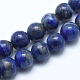 Natürlicher Lapislazuli Perlenstränge&nbsp;G-E483-17-8mm-1