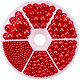 PandaHall Elite 1113 pcs 2.5/4/5/6/7/8mm No Holes/Undrilled Imitated Round Pearl Beads Grment Accessories for Vase Fillers OACR-PH0001-05-1