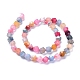 Dyed Natural Agate Beads Strands G-F685-01-2