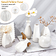 NBEADS 6 Pcs Mini Ceramic Flower Vase BOTT-NB0001-05-4