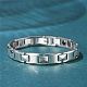 SHEGRACE Stainless Steel Panther Chain Watch Band Bracelets JB678A-6