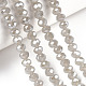 Chapelets de perles en verre électroplaqué EGLA-A034-J6mm-A15-4