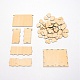 Прямоугольный деревянный ящик для хранения CON-WH0083-22-1