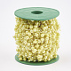 Hilo de guirnalda de cuentas de perlas de imitación de plástico abs AJEW-S071-01E-2