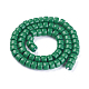 Opaque Solid Color Glass Beads Strands GLAA-A036-I07-2