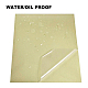 Benecreat 30 hojas transparente etiqueta autoadhesiva impermeable a4 en blanco transparente pet film label sticker para impresora láser suministros de oficina AJEW-BC0005-28-5