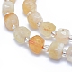 Chapelets de perles de citrine naturelle G-L552D-10A-2