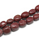 Rosso naturale perline di diaspro fili G-S319-03-1
