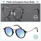 Gorgecraft 24 paires 3 styles de plaquettes de nez en silicone pour lunettes FIND-GF0004-33-8