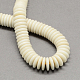 Buddhism Mala Beads Jewelry Findings Natural Tagua Nut Beads WOOD-R235-12x2mm-3