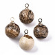 Natural Picture Jasper Charms G-N332-024G-05-1
