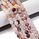 Brins de perles de quartz fraise violet naturel&nbsp;G-P530-B02-02-2