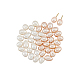 Nbeads 40 pz 2 colori perle di perle d'acqua dolce coltivate naturali PEAR-NB0001-92A-2