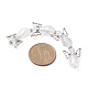 Brins de perles de verre transparentes en forme de fée d'ange AJEW-JB01172-04-3