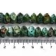 Brins de perles turquoises africaines naturelles (jaspe) G-D091-A18-5