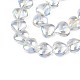 Chapelets de perles en verre électroplaqué X-EGLA-S188-14-B03-6