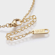 304 Stainless Steel Links Necklaces NJEW-I218-03G-2
