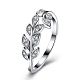 Moda 925 esterlina anillos de plata RJEW-BB18889-8-1