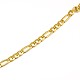 304 изготовление ожерелья-цепочки из нержавеющей стали Фигаро STAS-A028-N021-3