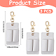 3 llavero de PU&nbsp;KEYC-CL0001-49B-2