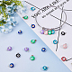 SUNNYCLUE 1 Box 80PCS Evil Eye Enamel Charms Mixed Colorful Double-Sided Alloy Enamel Charms Pendants Platinum Plated Jewelry Charms for Bracelet Earrings Necklace Jewelry Making ENAM-SC0001-30-7