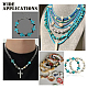 arricraft 189 Pcs 2 Sizes Turquoise Cross Beads TURQ-AR0001-26-5