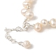Natural Pearl Beaded Bracelets BJEW-C051-55S-3