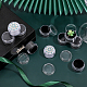 Chgcraft 2 色コラムプラスチックルースダイヤモンド宝石収納ボックス  スポンジで  ミックスカラー  2.95x2.1cm  8個/カラー  16pc CON-CA0001-021B-4