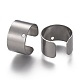 304 Stainless Steel Plain Band Cuff Earring Findings STAS-TAC0013-02P-2