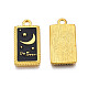 Colgantes de esmalte de aleación de oro chapado en rack ENAM-S122-51G-3