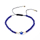 Verstellbare Armbänder aus geflochtenen Perlen aus Nylongarn BJEW-JB06440-2