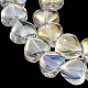 Fili di perle di vetro trasparente placcato colore ab EGLA-G037-09A-AB01-4