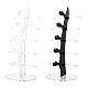 DICOSMETIC 2 Colors 5-Tier Sunglasses Stand Holder Acrylic Glasses Rack Clear Eyeglass Storage Rack Desktop Sunglasses Tower Holder for Glasses Display ODIS-DC0001-01-1