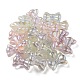 UV Plating Luminous Transparent Acrylic Beads OACR-P010-08-2