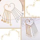 18Pcs 3 Colors Alloy Ear Cuff Findings FIND-YW0004-24-6