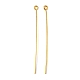 Golden Plated Brass Eye Pin for Jewelry Making X-EPC5.0cm-G