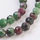 Natural Ruby in Zoisite Beads Strands G-F568-086-5mm-3