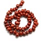 Natural Red Jasper Nuggets Beads Strands G-P029-01-3