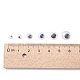 4mm〜9mm混合サイズの白黒ウィグルぎょろ目のカボションDIYスクラップブック工芸品おもちゃのアクセサリー  600のPCについて KY-X0002-B-2